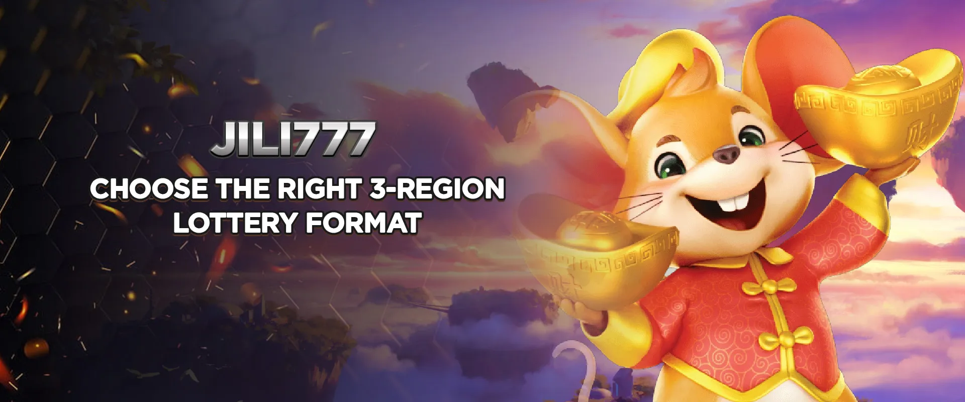 Choose the right 3-region lottery format