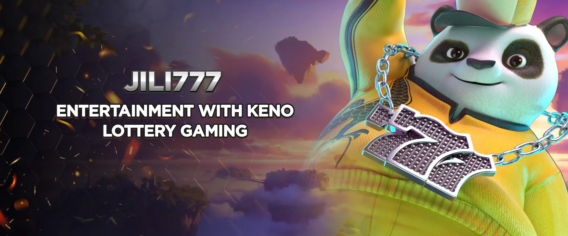 Entertainment with keno lottery gaming