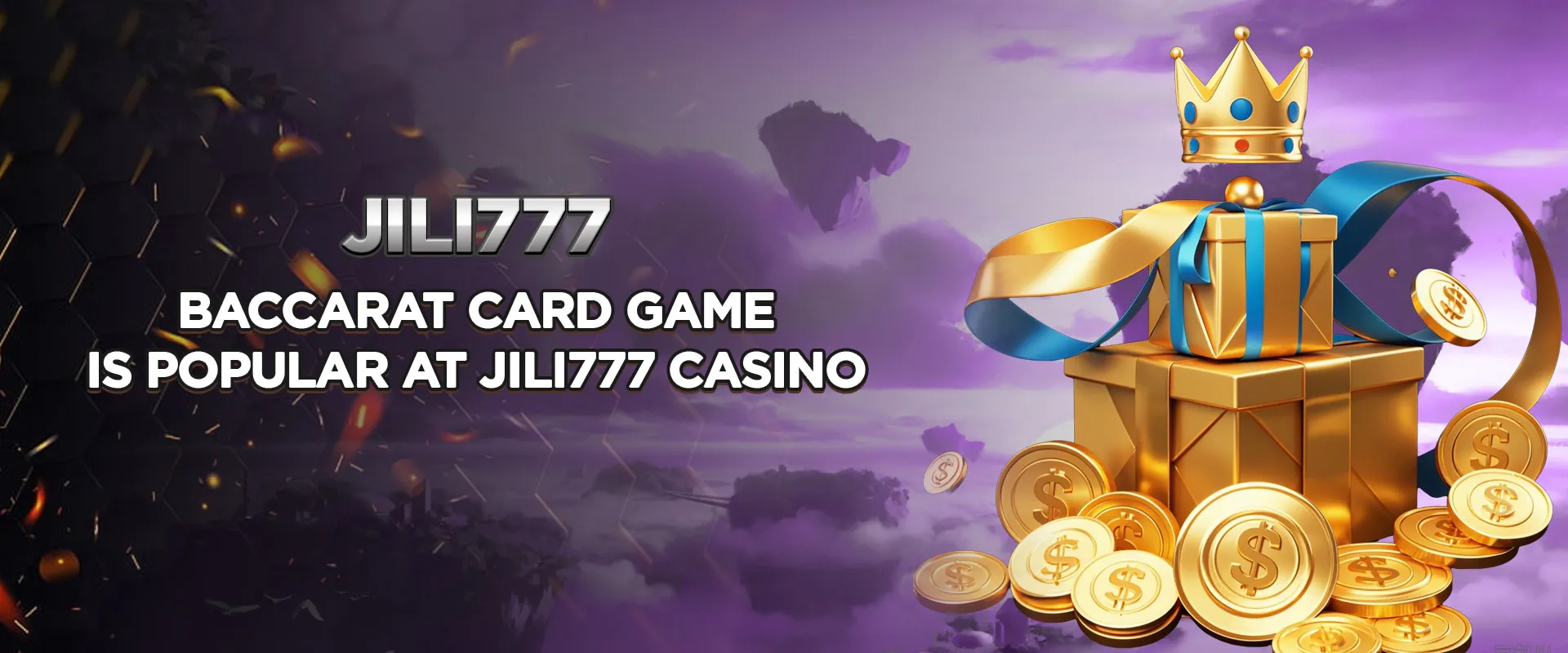 Baccarat card game is popular at Jili777 casino