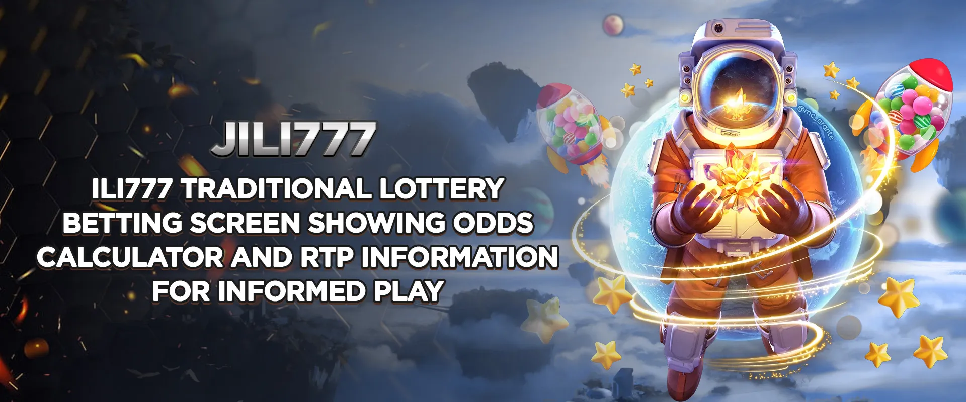 Jili777 traditional lottery betting screen showing odds calculator and RTP information for informed play