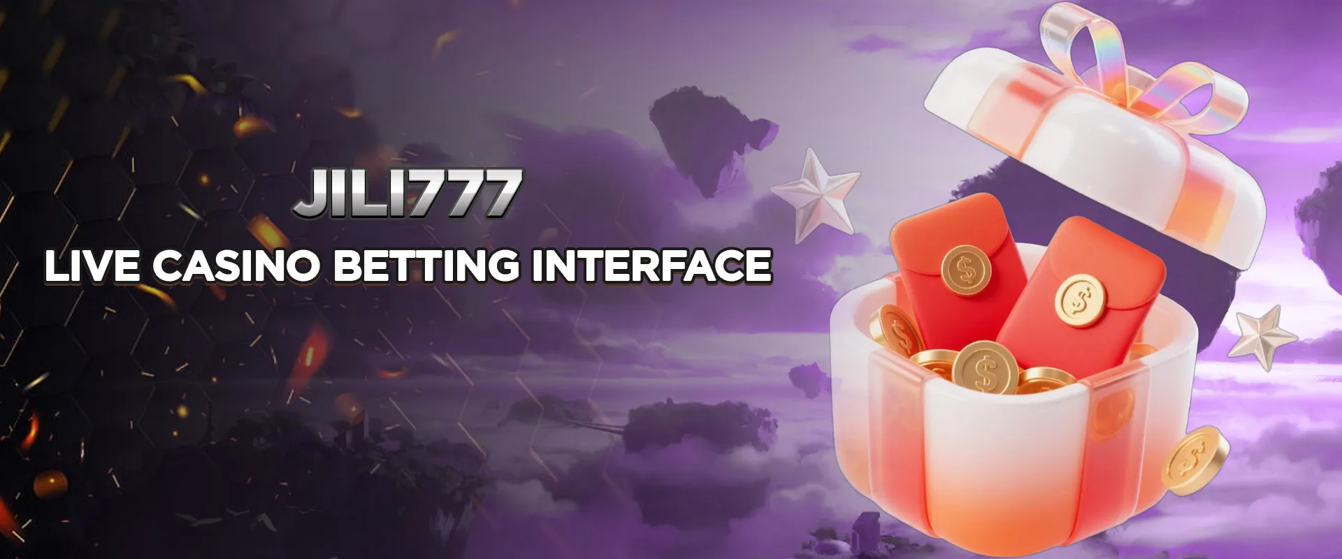 Live casino betting interface