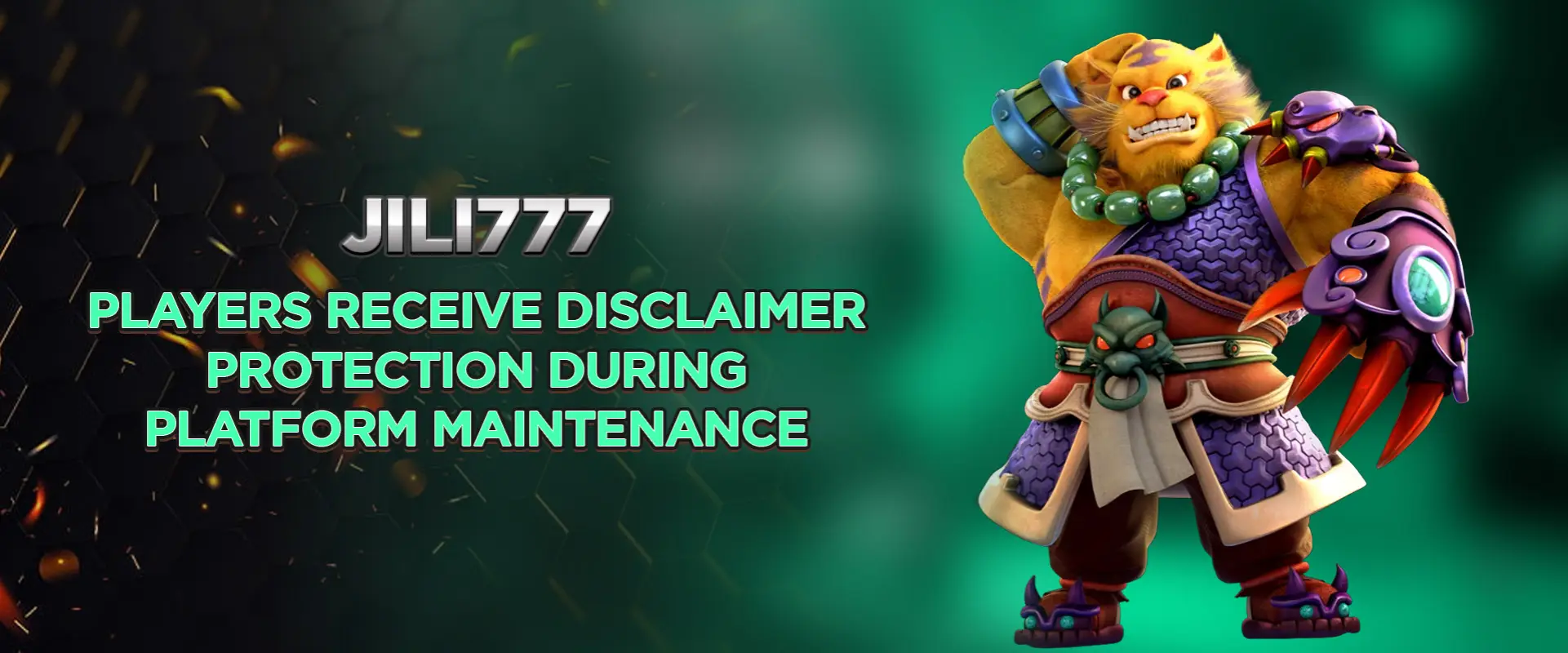 Players receive disclaimer protection during platform maintenance