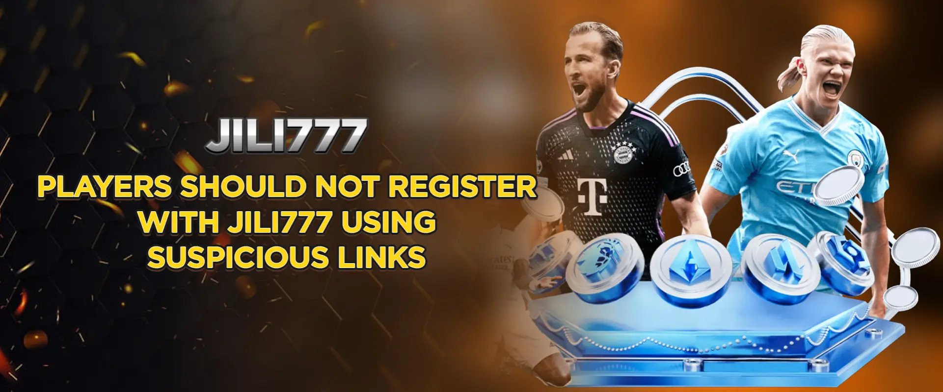 Players should not register with Jili777 using suspicious links