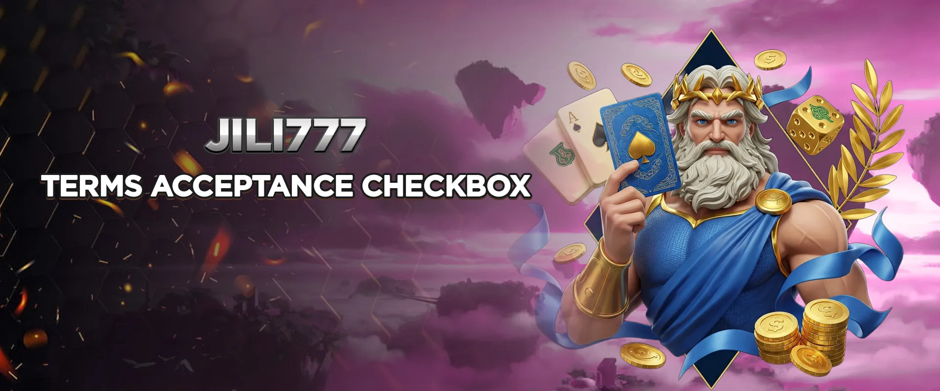 Terms acceptance checkbox